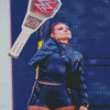 Becky Lynch With WWE Belt Diamond Painting
