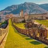 Bellinzona Castle Switzerland Diamond Painting