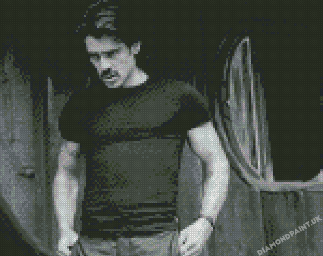 Black And White Actor Colin Farrell Diamond Painting