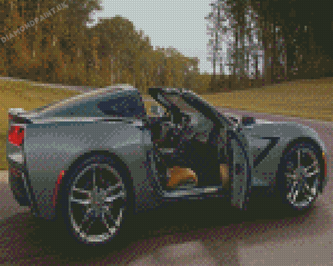 C7 Corvette Sport Car Diamond Painting