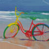 Colorful Beach Bike Diamond Painting