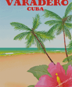 Cuba Varadero Poster Diamond Painting