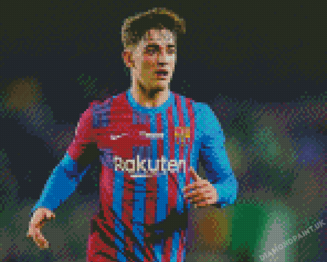 Gavi FC Barcelona Player Diamond Painting