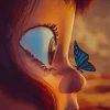 Girl Butterfly Animation Diamond Painting