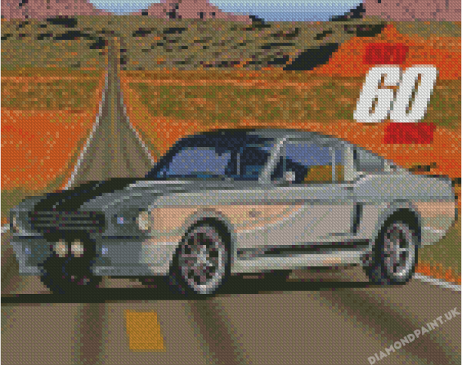 Gone In 60 Seconds Car Diamond Painting