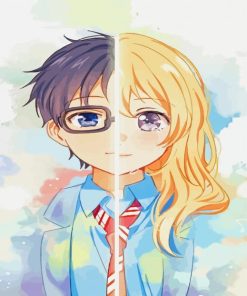 Half Kousei And Kaori Art Diamond Painting