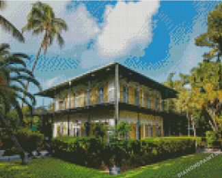 Hemingway House Key West Diamond Painting