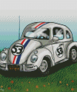 Herbie The Love Bug Art Diamond painting