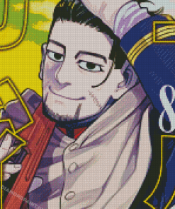 Hyakunosuke Ogata Golden Kamuy Diamond Painting