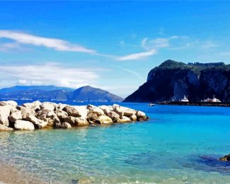 Italy Beach Seascapes Diamond Painting
