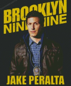 Jake Peralta From Brooklyn Nine Nine Diamond Painting