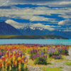 Lake Tekapo In New Zealand Diamond Painting