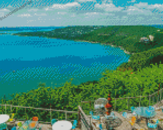 Lake Travis In Texas US Diamond Painting