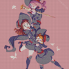 Little Witch Academia Characters Art Diamond Painting