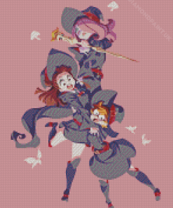 Little Witch Academia Characters Art Diamond Painting
