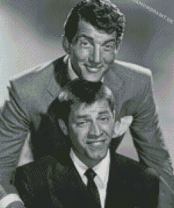 Martin And Jerry Lewis Diamond Painting