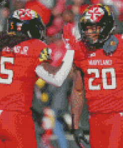 Maryland Terrapins Footballers Diamond Painting