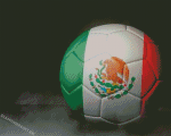 Mexico Soccer Ball Diamond Painting