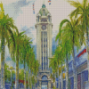 Miami Aloha Tower Diamond Painting