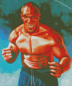 Mike Tyson Boxer Diamond Painting