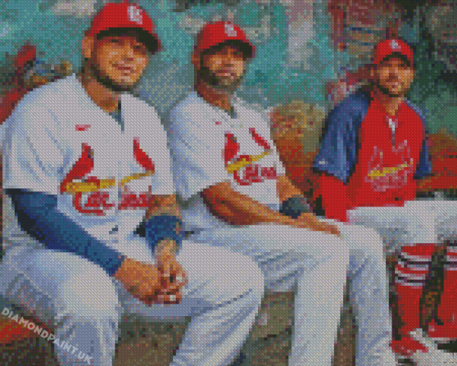 Molina And Pujols With Adam Diamond Painting