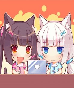 Nekopara Girls Art Diamond Painting