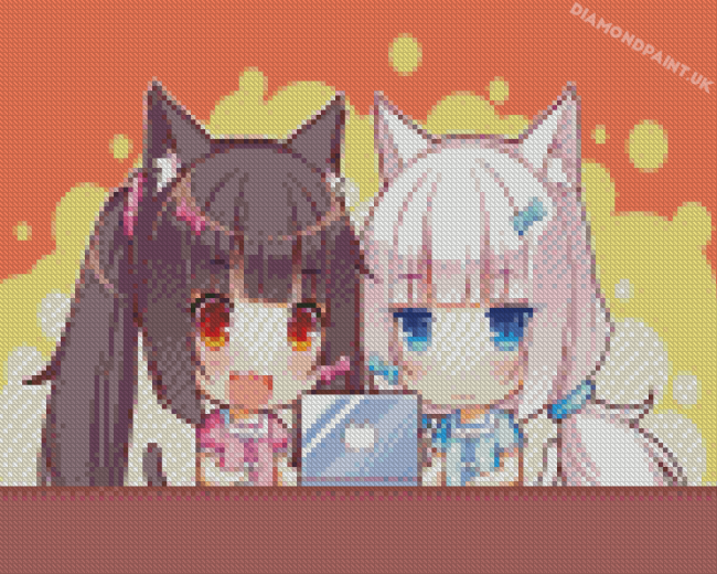 Nekopara Girls Art Diamond Painting