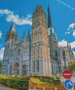 Notre Dame Cathedral Rouen Diamond Painting