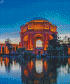 Palace Of Fine Arts California SF Diamond Painting