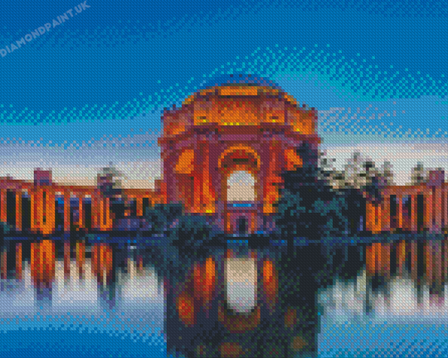 Palace Of Fine Arts California SF Diamond Painting