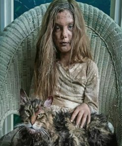 Pet Sematary Character With Cat Diamond Painting