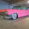 Pink Cadillac 1959 Diamond Painting