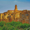 Pitigliano Town In Itally Diamond Painting