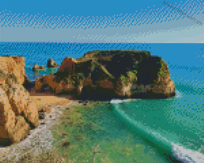 Portugal Alvor Beach Diamond Painting