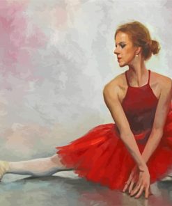 Red Ballet Art Diamond Painting