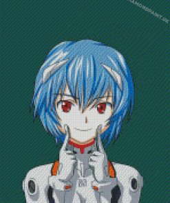 Rei Ayanami Diamond Painting