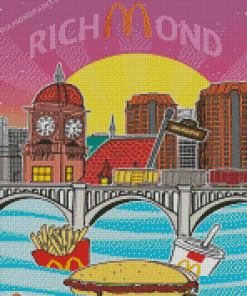 Richmond Bridge Poster Diamond Painting