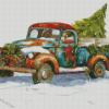 Rusty Truck In Snow Diamond Painting