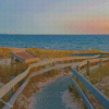 Sandy Neck Beach Boardwalk Diamond Painting