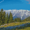 Snowy Carpathian Mountains Diamond Painting