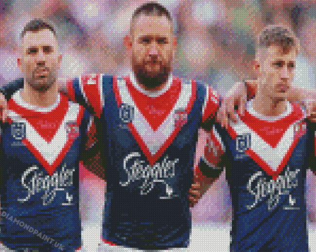 Sydney Roosters Players Diamond Painting