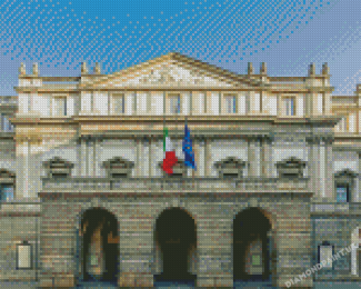 Teatro Alla Scala Building Diamond Painting