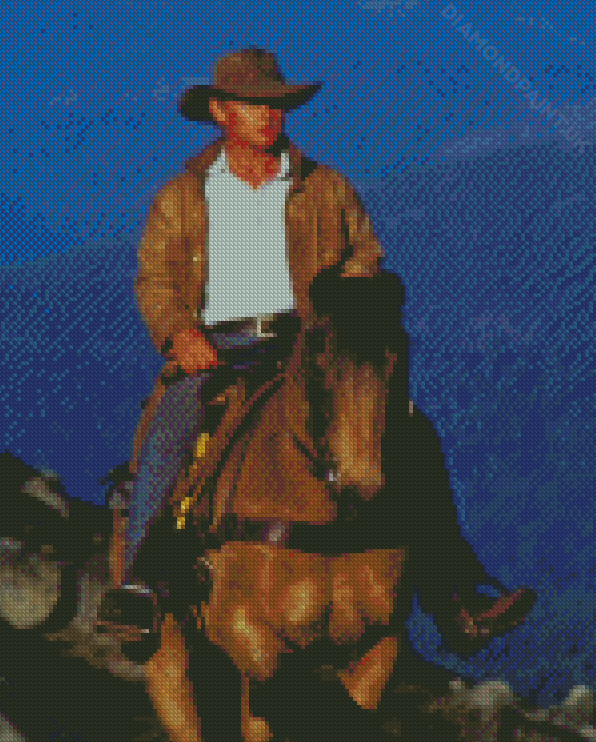 The Man From Snowy River Character Diamond Painting