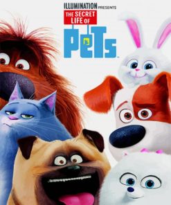 The Secret Life Of Pets Poster Diamond Painting