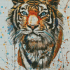 The Splash Tiger Diamond Painting