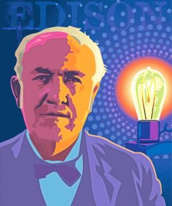 Thomas Edison Illustration Diamond Painting