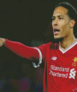 Virgil Van Dijk Diamond Painting