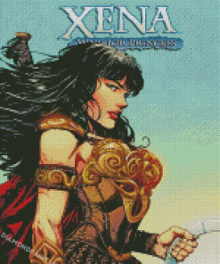 Xena Warrior Poster Diamond Painting