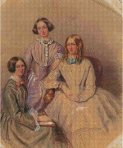 Aesthetic The Bronte Sisters Diamond Painting