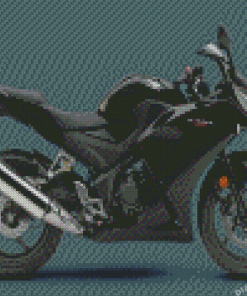 Black Honda CB300R Diamond Painting